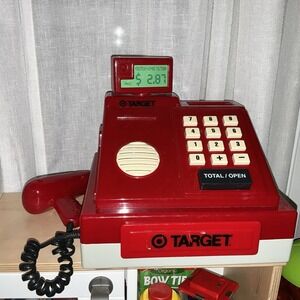 Target Stores store Battat Battery Operated Cash Register Toy Till Vintage WORKS